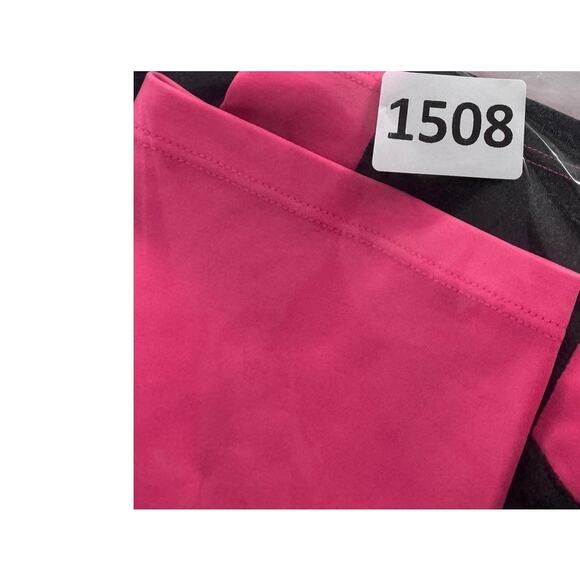 Calvin Klein Performance Quick Dry Small Capri Leggings Gray Pink - Picture 6 of 7